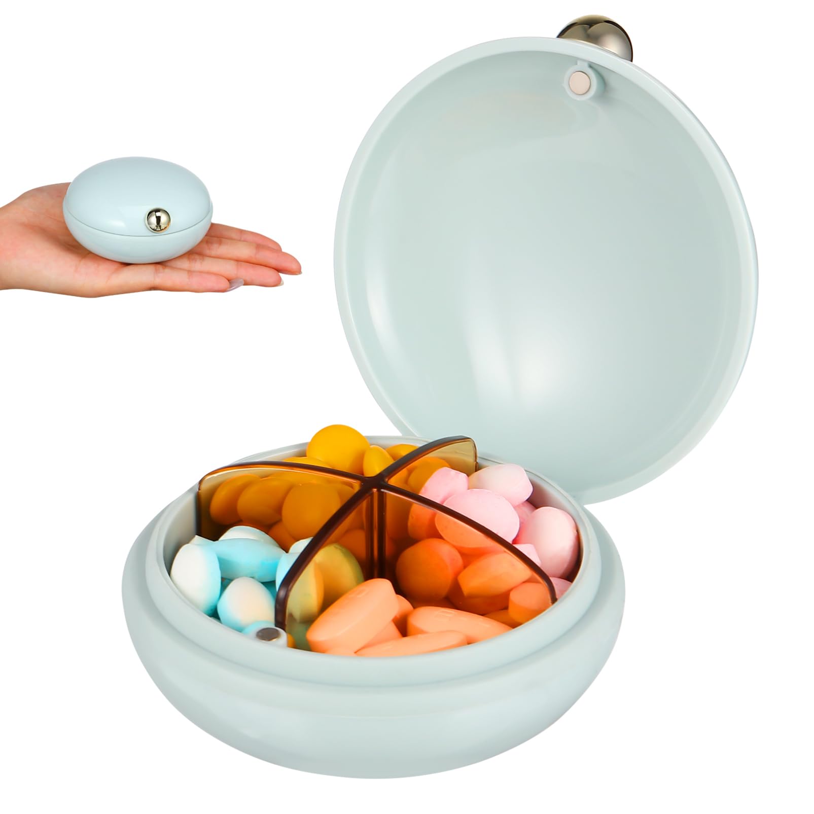 Pastillero bonito para bolso SHINEOFI que soluciona los olvidos de tus tomas diarias