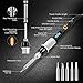 MotyGarlo Soldering Iron Kit, 80W LCD Digital Soldering Gun with Adjustable Temperature Controlled, ON-Off Switch, 5pcs Soldering Tips, Solder Wire Tube, Desoldering Pump, 14pcs Welding Tool
