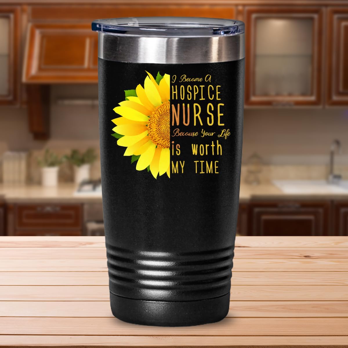 Hospice Nurse Tumbler Retiree Palliative Care End Of Life Patient Care Assistant Personal Caregiver Medical Assistant Elderly Care (30 oz)