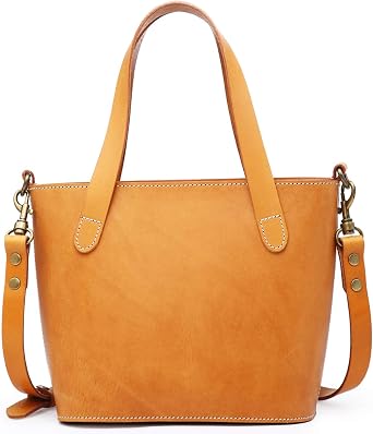 CREATOR Mens Tote Bag, Genuine Leather, Shoulder Bag, Leather Nume, 2-Way Natural, Simple, Handbag, Mini Tote, Leather, Gift, Satchel Bag, Genuine Leather Bag