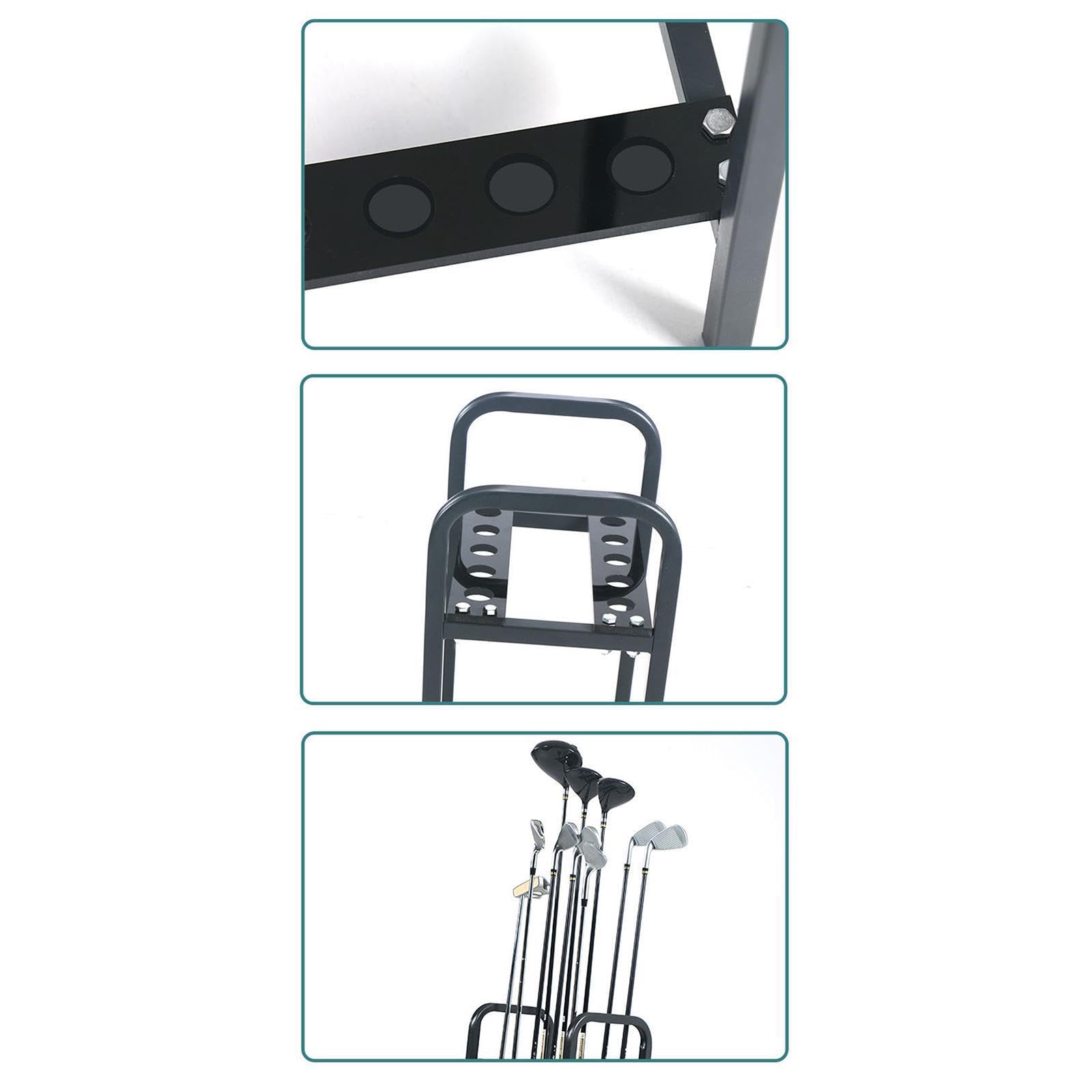 Organizador de Golf Resistente con Estructura Robusta y 10 Hoyos,