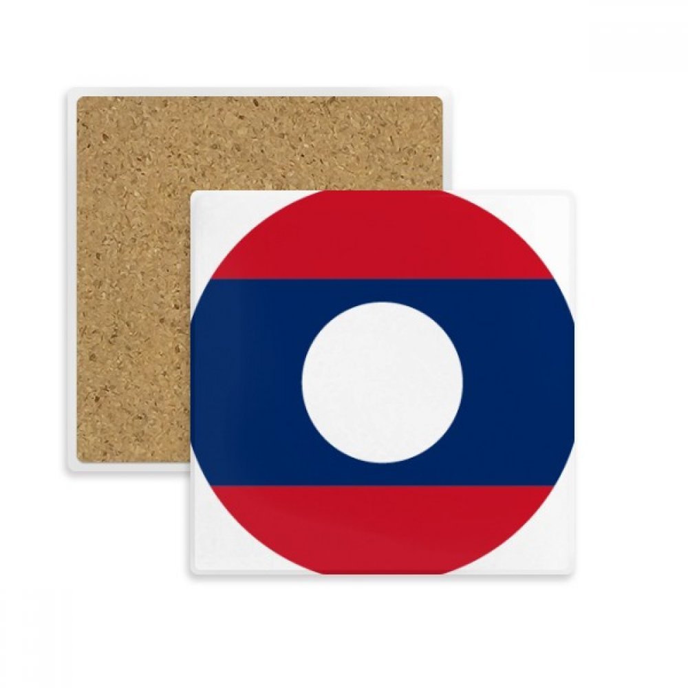 Dessous de verre Laos symbole asiatique en pierre naturelle absorbante premium