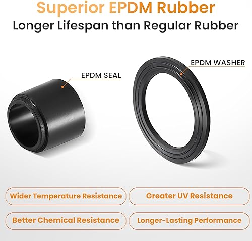 Miniatura 4 de QILIPSU Prensaestopas de nailon NPT de 12, impermeable, IP68 ajustable, para cable de 0.236-0.472 in de diámetro (12 NPT, 12 unidades)