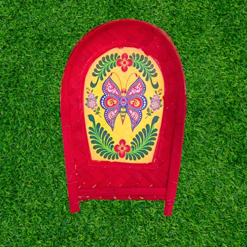 Hi Tech Sales Bengal Handicrafts Bamboo Kulo Tray – Handmade & Hand-Painted Bamboo Soop/Basket for Puja, Home Decor, Storage & Gifting | Eco-Friendly Traditional Bengali Tray বাঁশের কুলো 15*11 Inches Hi Tech Sales Bengal Handicrafts Bamboo Kulo Tray – Handmade & Hand-Painted Bamboo Soop/Basket for Puja, Home Decor, Storage & Gifting | Eco-Friendly Traditional Bengali Tray বাঁশের কুলো 15*11 Inches
