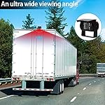 Backup Camera System Kit 7" LCD Reversing Monitor +Rear View Back Up Camera with 170 ° Wide Angle, Waterproof IP68, 18 Infrared Night Vision for Trucks/RV/Trailers/Bus/Vans/Box Truck - Image 3