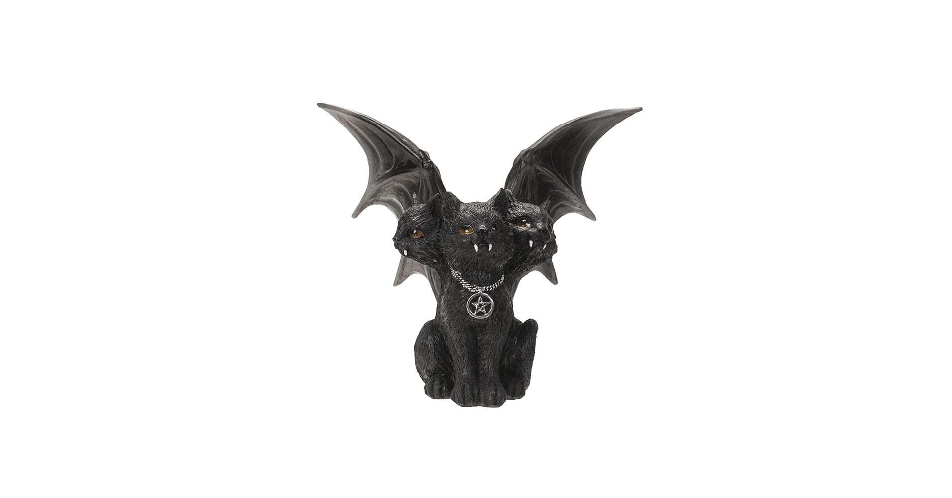Amazon.co.jp: 置物 樹脂黒猫コウモリ像 15x10x15cm 屋内部屋の