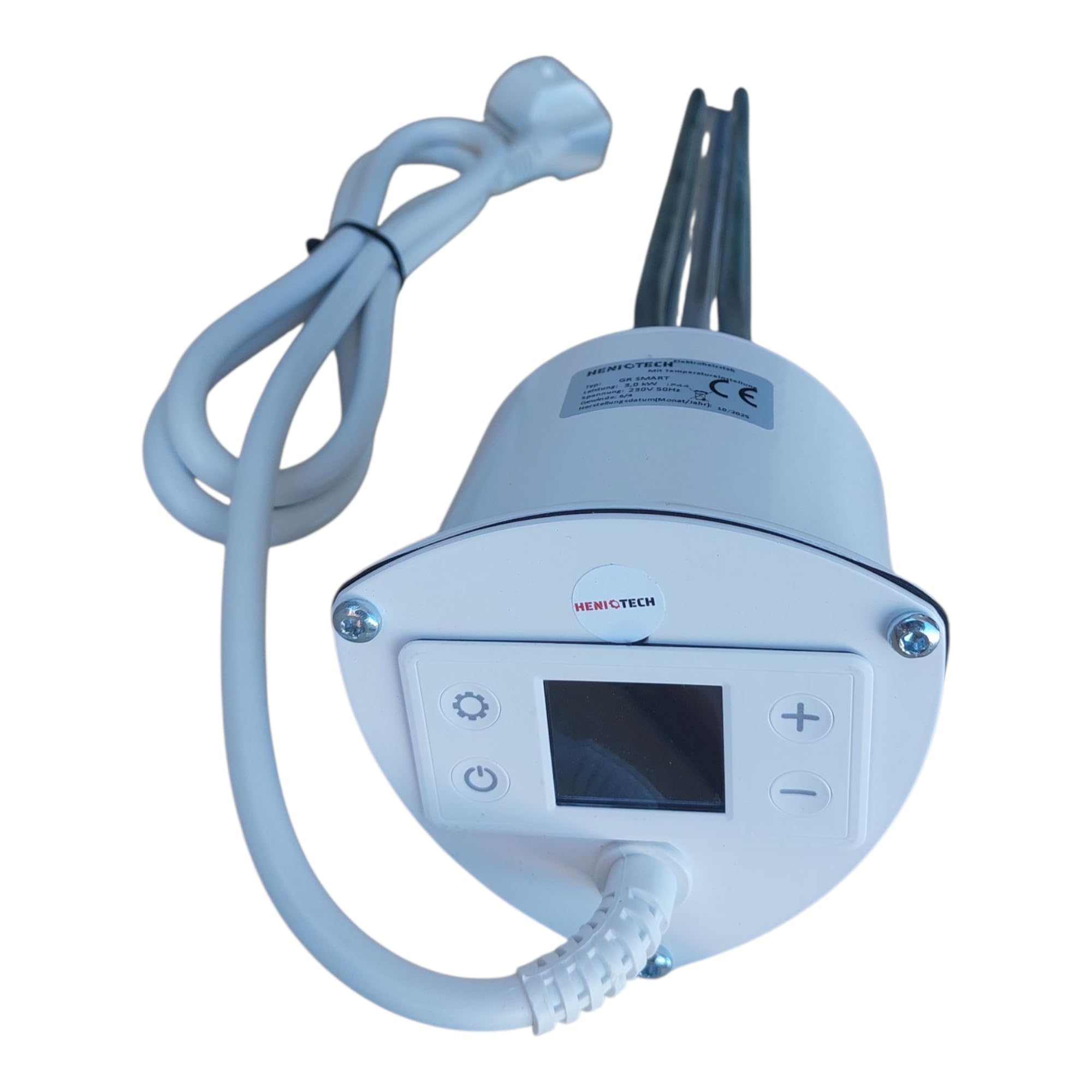 Smart Elektroheizstab 2kW 6/4" Heizpatrone für Boiler mit Wifi Steuerung und Thermostat