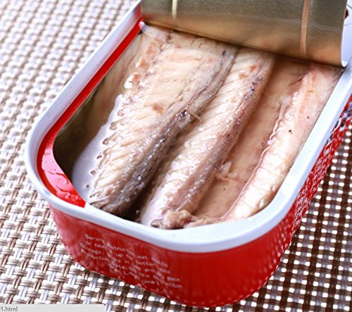 Canned Mackerel 8 Cans Total Net Weight 1000 Grams (125Gx8 Tins), Seafood From East China Sea Donghai #TOP7