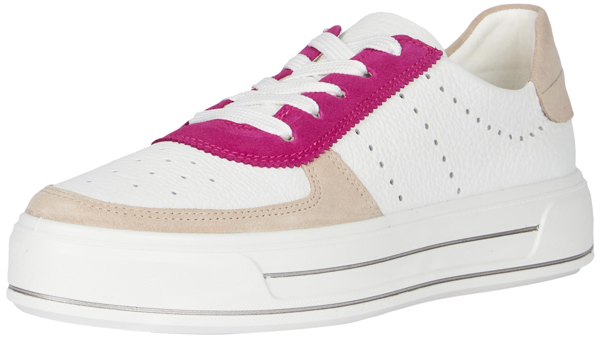 ARA Women's Canberra Trainers, Shell White Pink, 42 EU Weit