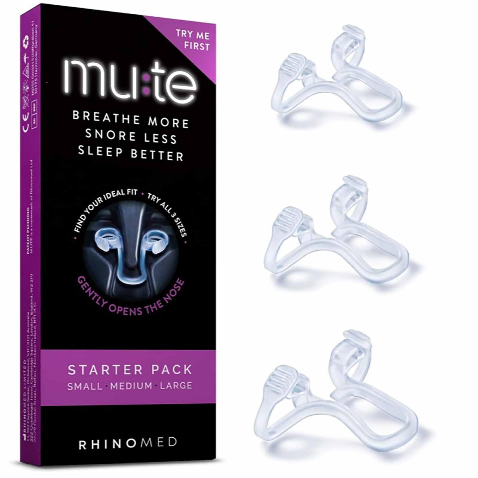 3 Pcs Anti-Snoring Nose Clip, Snore Stopper for Men & Women, Compact Sleep Support Accessory Set — Amazon image 2