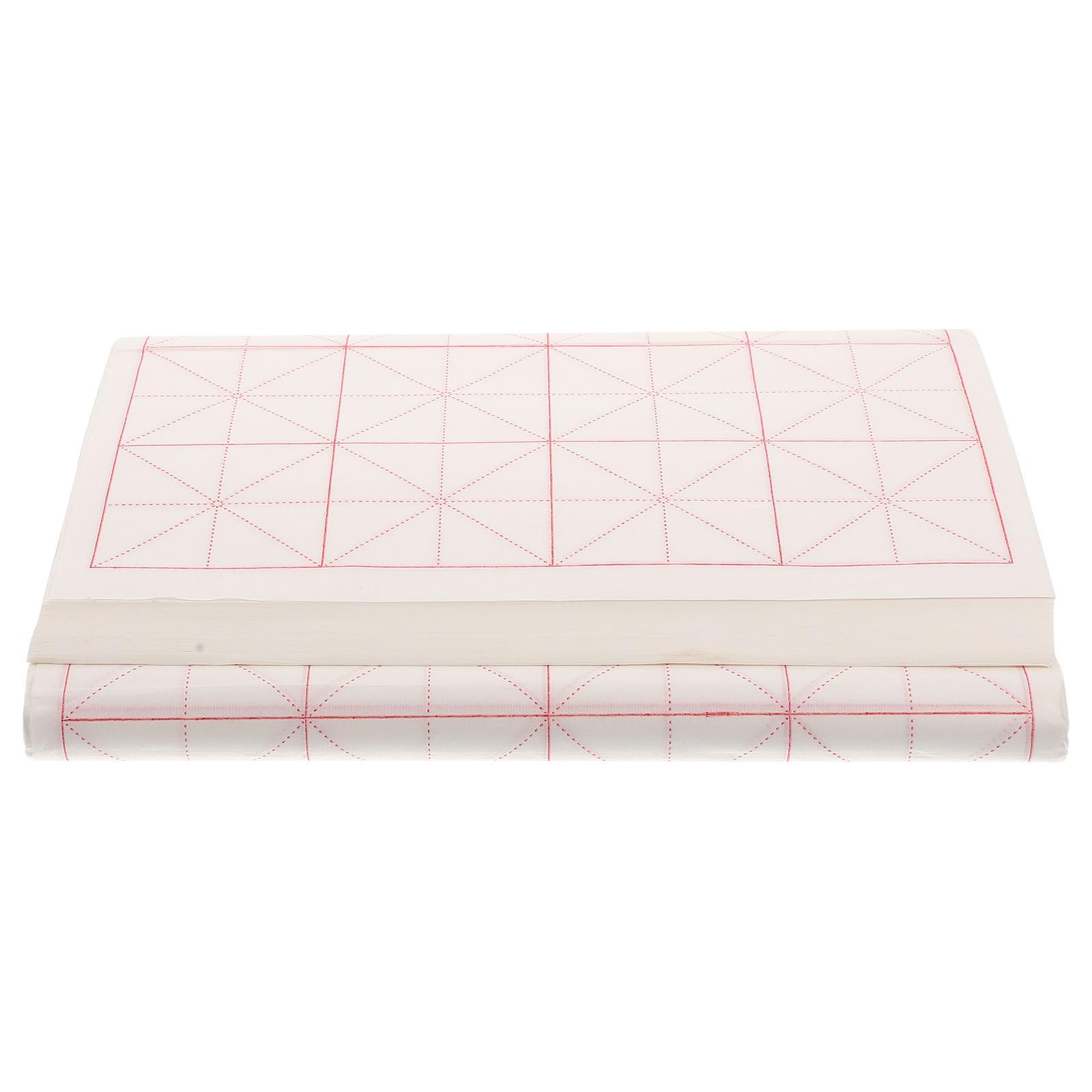 Sewroro Papel de Arroz para Caligrafía Profesional Blanco Buena Transpirabilidad y Textura Fina, Paquete de 100 Hojas para Práctica de Escritura y Arte