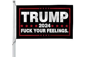 Trump 2024 Flag 3x5 Ft, Fuck Your Feelings
