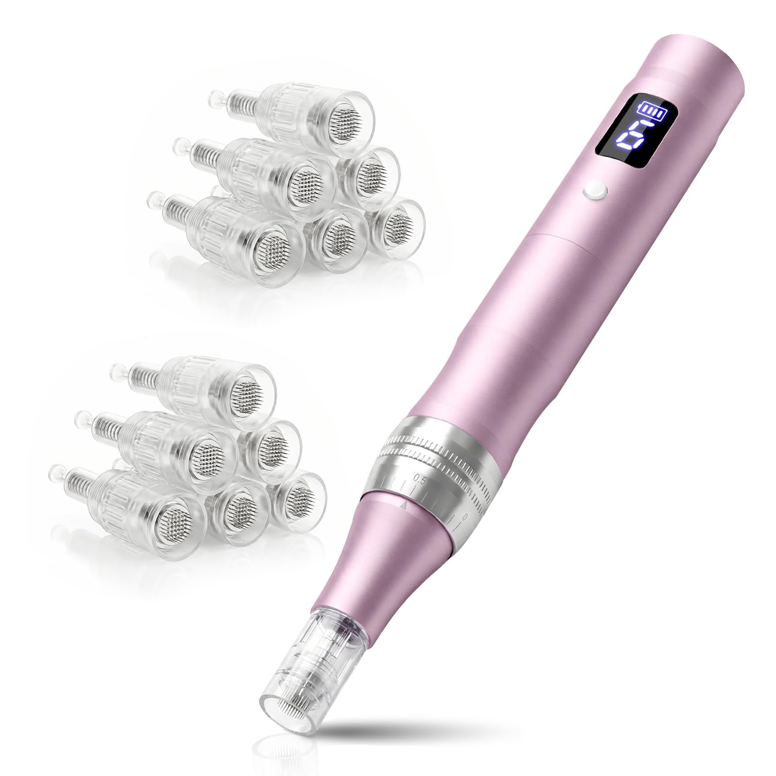 Professional Home Microneedle Pen Set,Derma Roller Pen - 0.25 mm,A Birthday Gift For Women's Health