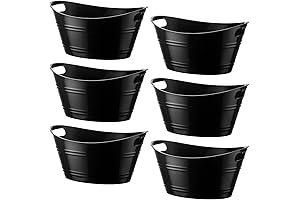 Patelai 6 Pcs Ice Buckets with Handles