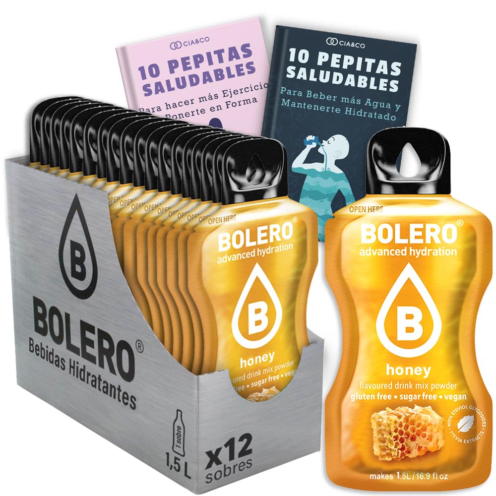 24 x Bebida Bolero COLA Hidratante Sin Azucar (24x9 grs) + 30 Pepitas Saludables para una vida más sana by Cia&Co — view 153