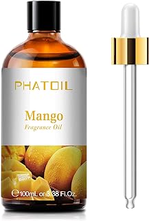 Sponsored Ad - PHATOIL 3.38FL.OZ Mango Fragrance Oils for Aromatherapy, Essential Oils for Diffusers for Home, Perfect for...