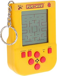 PAC-MAN Keychain Game. Includes LCD Screen, 4-Directional Controls & 4 Game Modes with Original PAC-MAN Gameplay & Sounds. Officially Licensed PAC-MAN Merchandise.