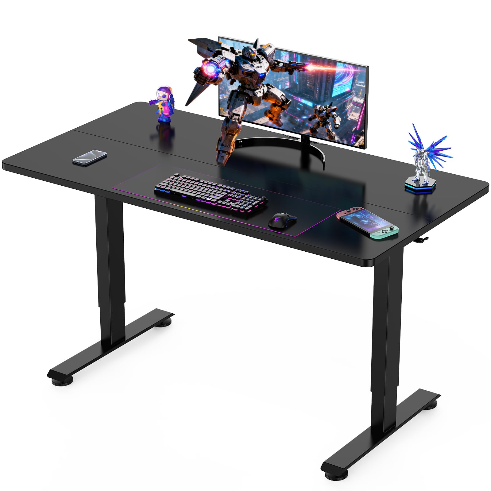 Amazon.com: Veken 55 Inch Large Electric Standing Gaming Desk