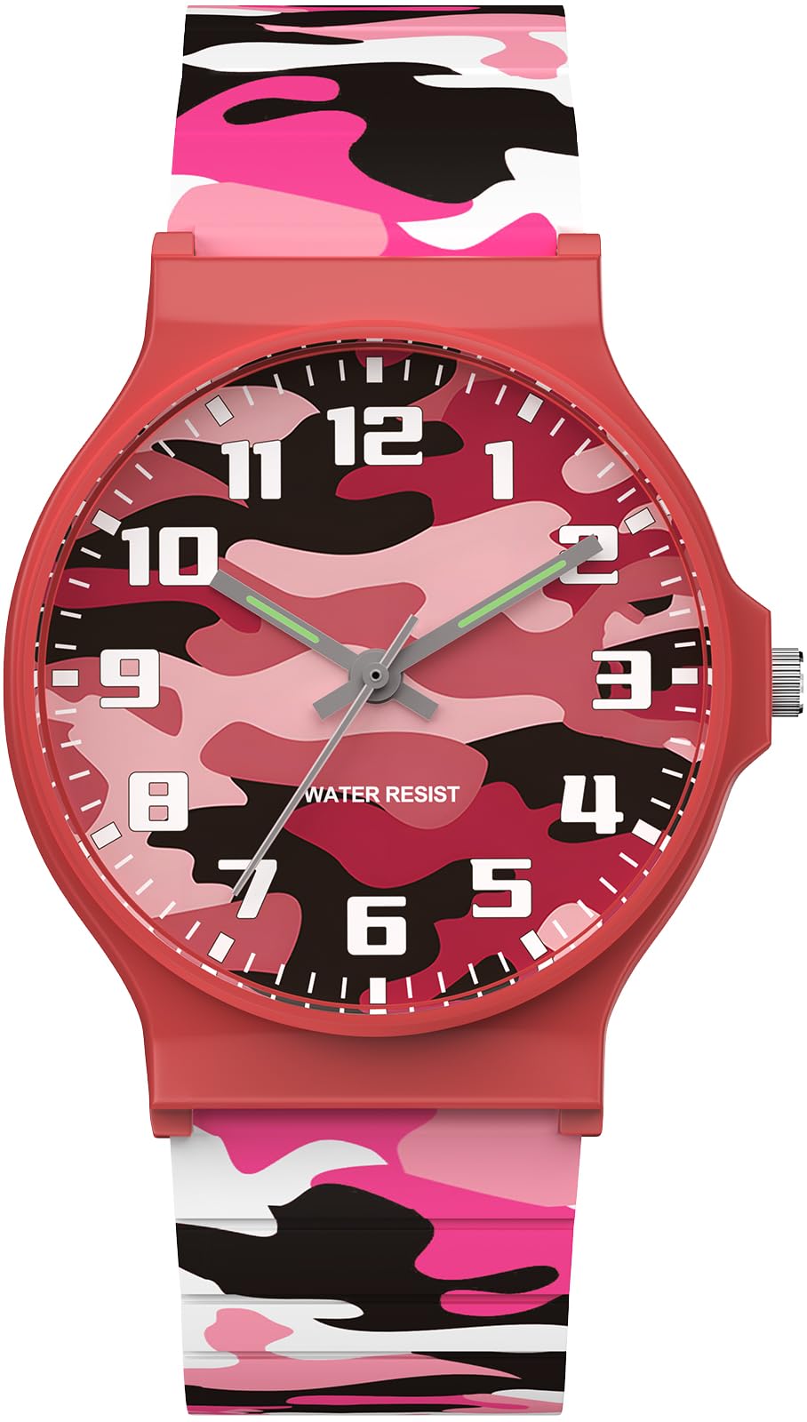 Kids Analog Watch 30M Waterproof Boys Girls Ages 5-15 Learning Time
