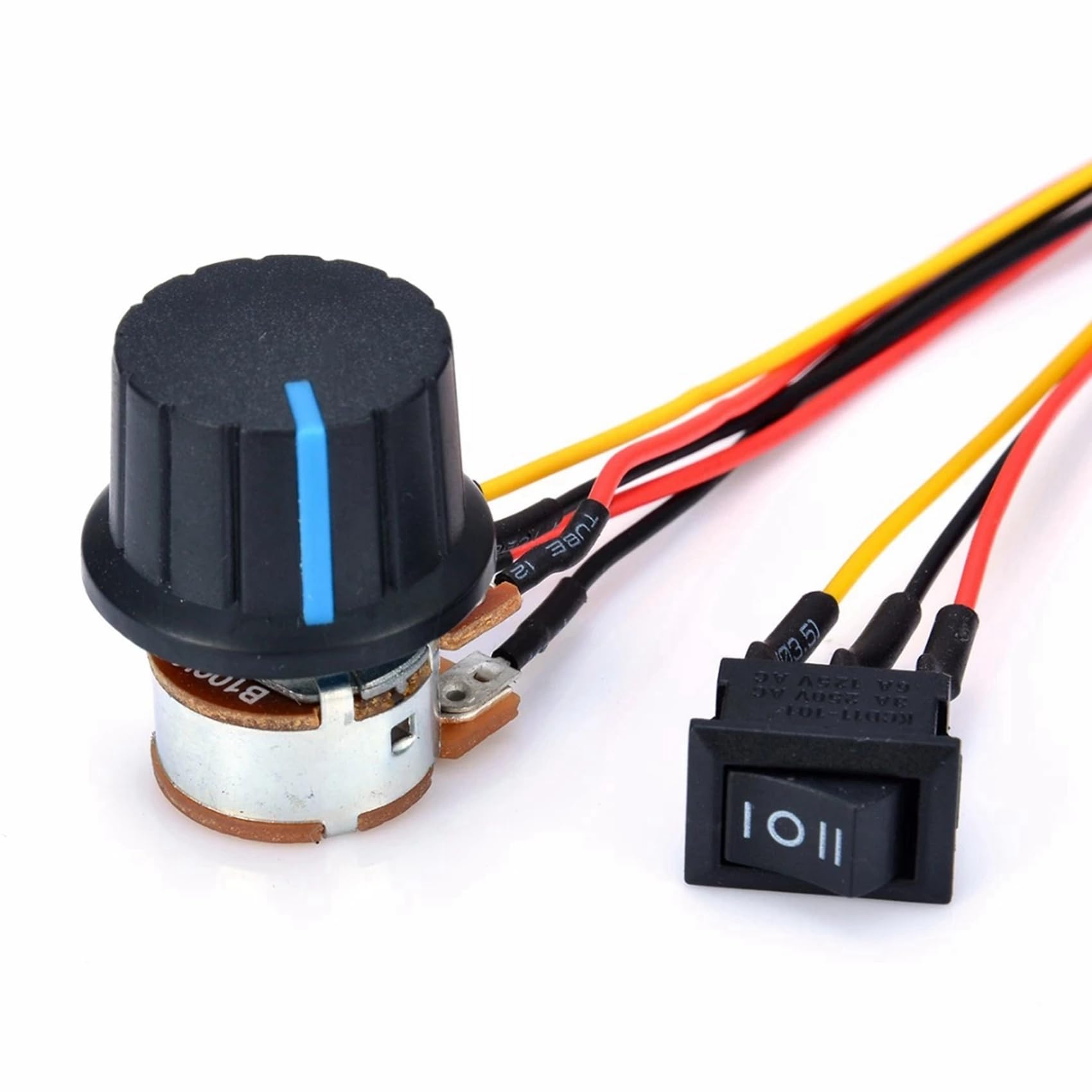 2X Controlador de Velocidad DC 10-50V 100A 3000W Controlador de Velocidad del Motor de Control PWM Reversible Programable