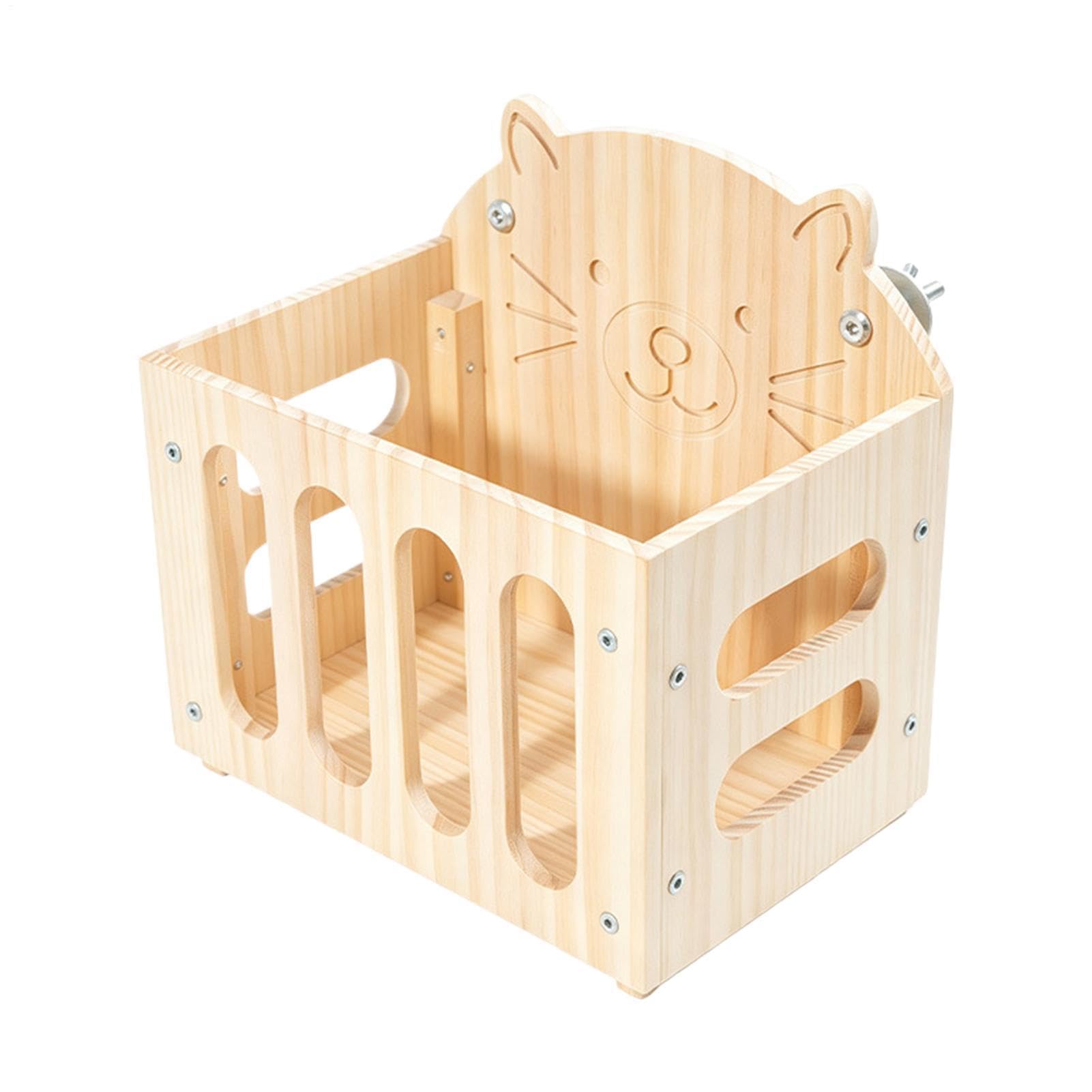 Râtelier à Foin Grande capacité Mignon décor Cage en Bois