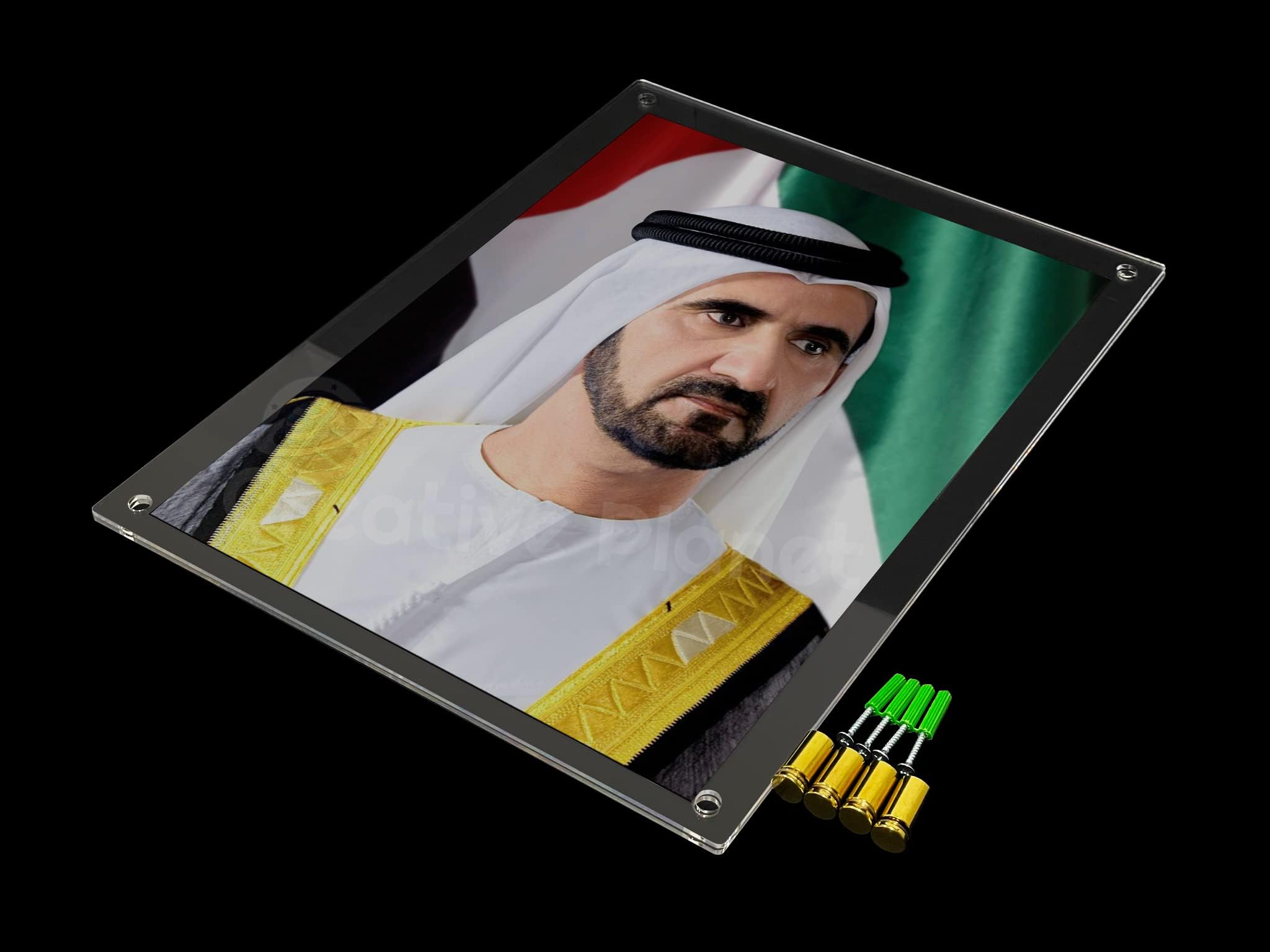 Acrylic A4 Frame, Wall Mounted Elegant Double Acrylic Frameless Design, Fits A4 size Rulers Photos, Certificates, Degrees, Documents, Signs. Fits 21cm. x 30 cm. | 8.3" x 11.7"