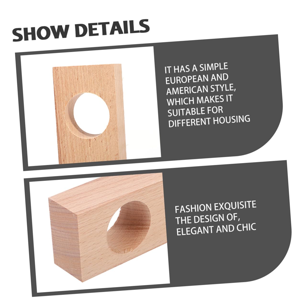 PRETYZOOM 10 Pcs Support De Poteau Romain Tringle À Rideau Rack Supports De Rideau Support De Rideau De Bain sans Perçage Supports De Tringle À Rideau Crochet D'Extrémité De Tringle À