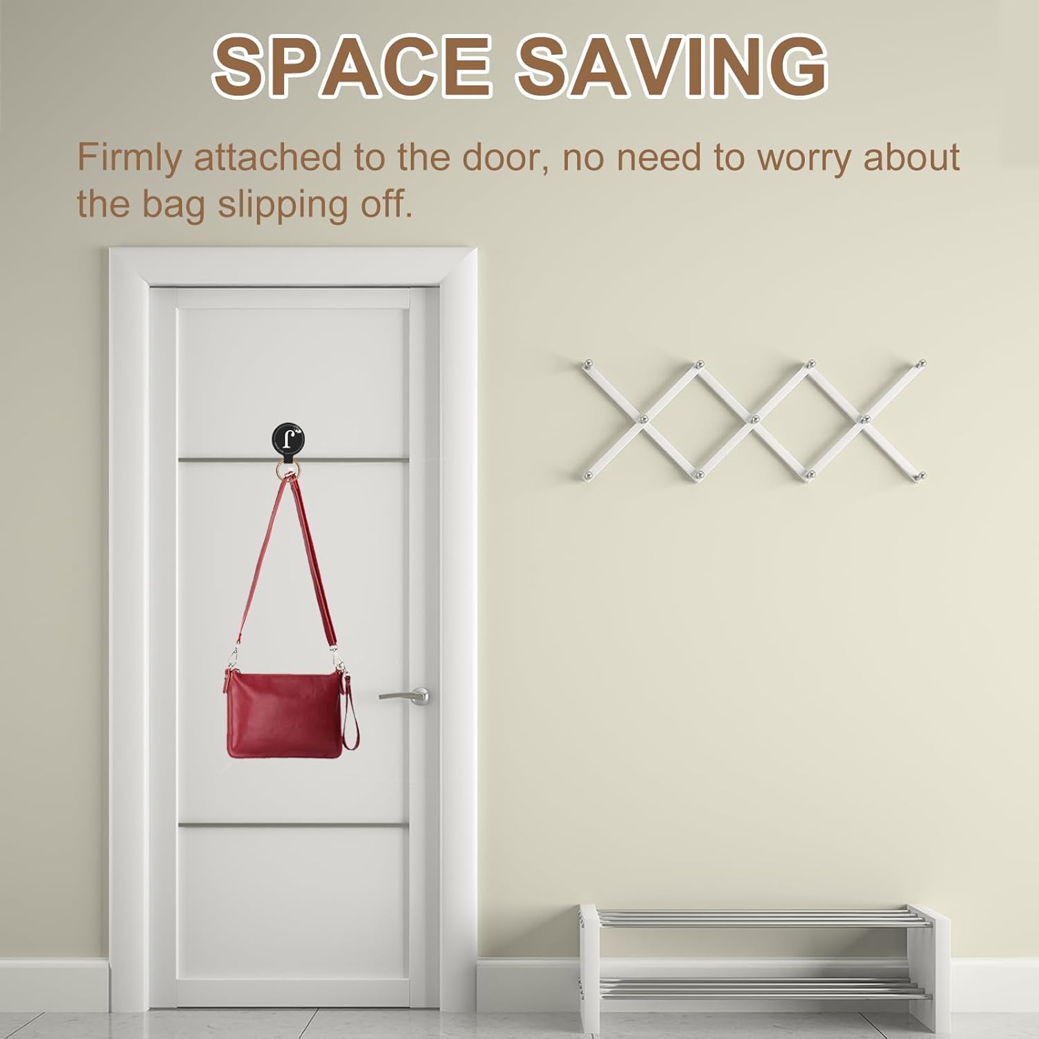 Magnetic Purse Holder - Handbag Hanger with Strong Magnetism, Beautiful Lily Hook for Women, Valentine's Day Gift, Suitable for Table, Locker Room, Restroom - Image 7