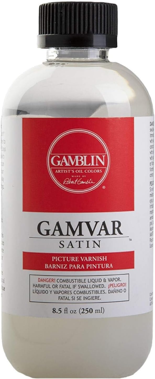 Gamblin Gamvar Pict Varnish, 8.5 oz, Satin