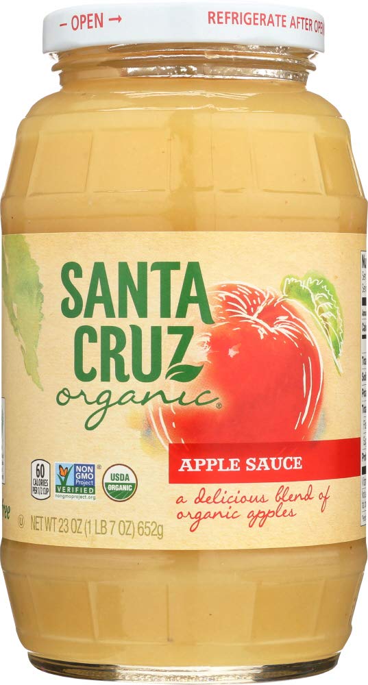 Santa Cruz Organic Apple Sauce, 23 Ounce -- 12 per case.12