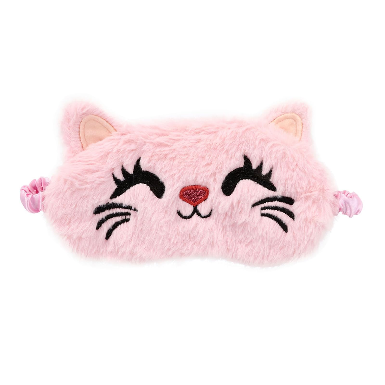 Mezrkuwr Lindo Antifaz para Ojos de Gato para Dormir, Divertido Antifaz para Dormir de Animales de Dibujos Animados, Precioso antifaz para Ojos de Gatito