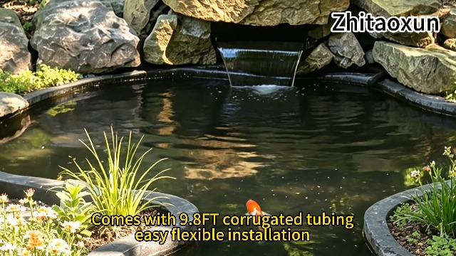 Amazon.com : Zhitaoxun Pond Waterfall Spillway with 40W 660GPH