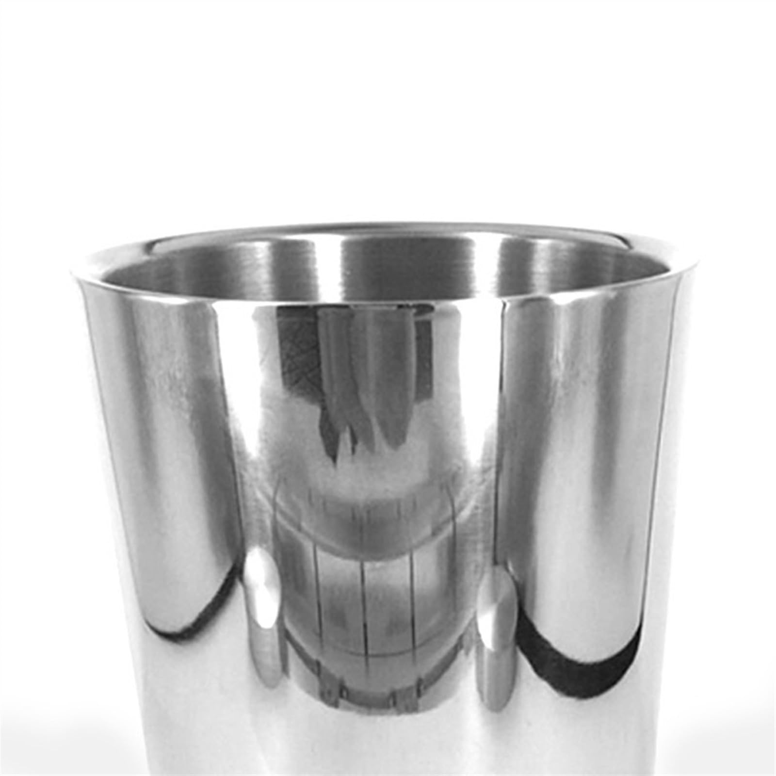 Cubo de hielo para bares domésticos Cubo de hielo de doble pared de acero inoxidable con aislamiento térmico, contenedor redondo, Enfriador de hielo for vino, armario de cerveza, herramienta de cocina
