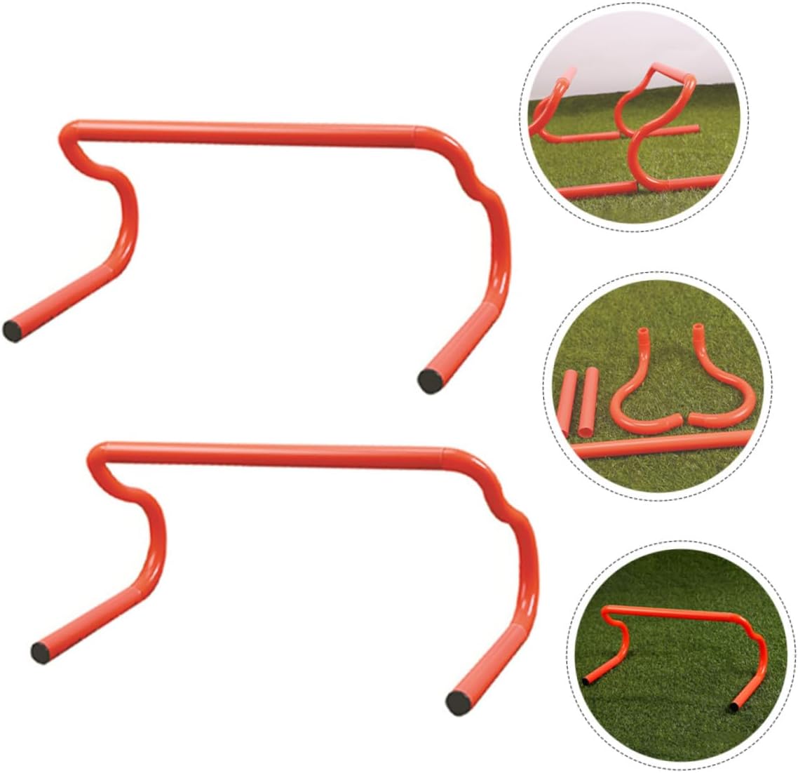 VICASKY 3pcs Adjustable Hurdle Rack Sports Ladder Agility Training Equipment Speed Hurdles Set for Basketball Baseball Soccer Football