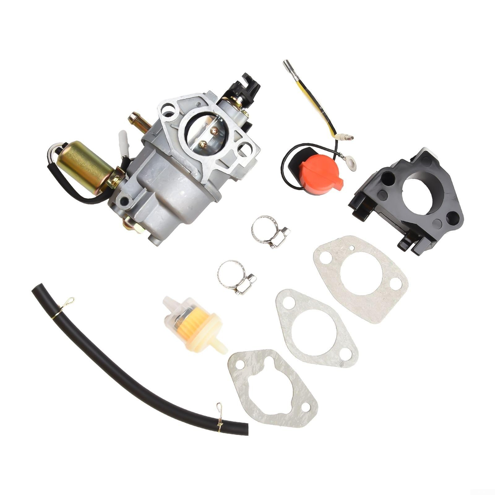 Carburateur de rechange pour moteur 547CC - Mélangeur de carburant pour Troy pour tracteur XT1 LT42, tondeuse à gazon pour kit de carburateur avec joints et filtre, jardin