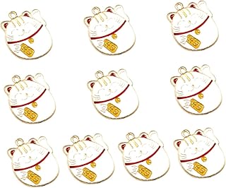 COHEALI 10 Pçs Conjuntos De Colar Kits De Joias Fecho De Pingente Para Colar Pingente De Moda Pingente DIY Conjunto De Pingente De Roupas De Gato Pingente De Liga