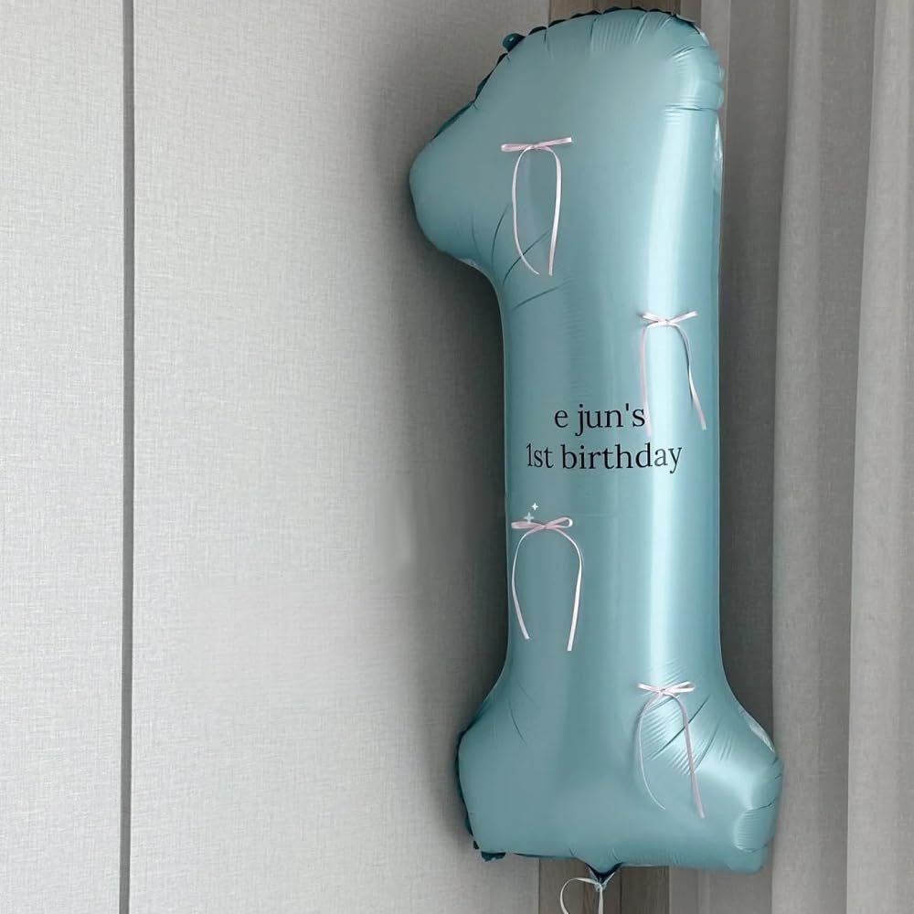 Ballon Chiffre Anniversaire 30 Ans Bleu - 101 Cm Ballon Numéro 30 Bleu - Decoration Anniversaire