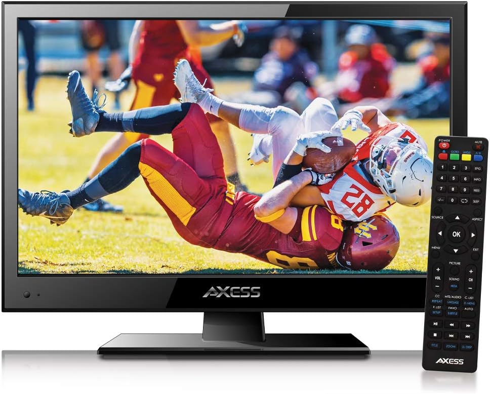 Amazon.com: Axess TVD1805-15 LED HDTV Includes AC/DC TV DVD Player HDMI ...