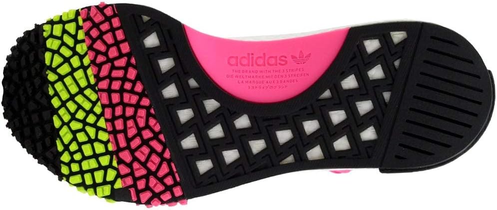 adidas Men's NMD_Racer Primeknit Solar Pink/Solar Pink/Core Black Running Shoe 11 Men US