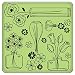 Inkadinkado Mini Cling Rubber Stamp, Flower Pattern