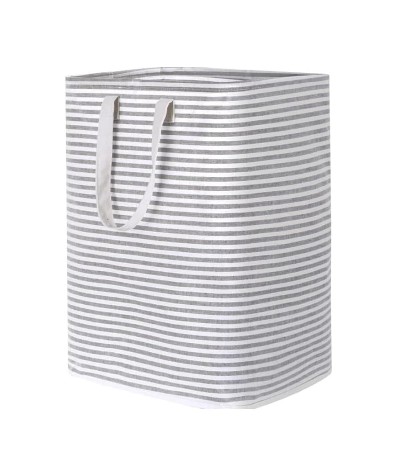 Folding dirty laundry basket, 72L Striped Hamper Foldable Washable Multicolor 15.7x11.8x23.6in(C)