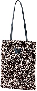 [ANNA SUI] 【アナスイ】 エコバッグ スパンコール （ブラウン） 001540-0001-01