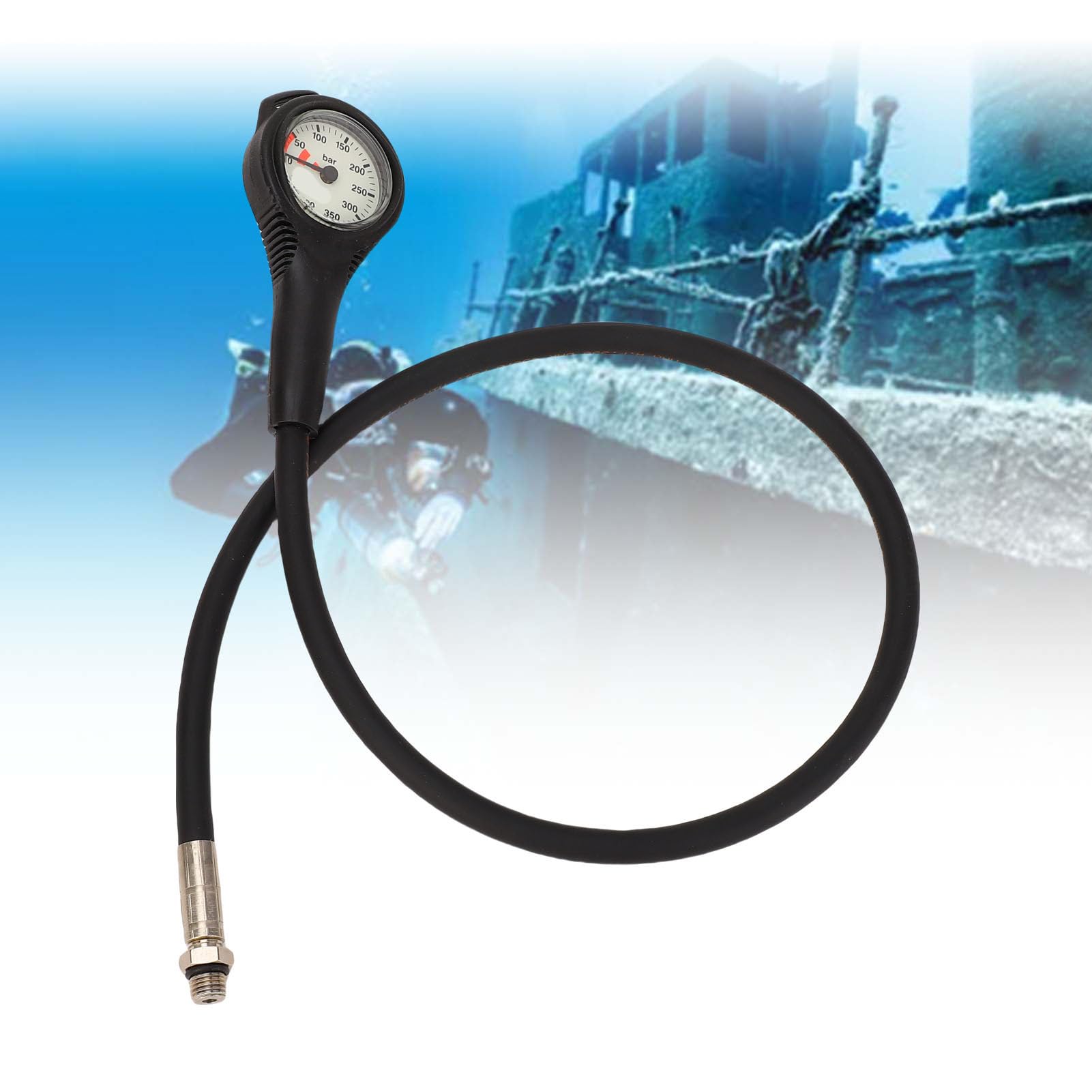 Manometro ad alta precisione per immersioni sicure in acqua dolce e salata leggero accessorio subacqueo materiale TPR