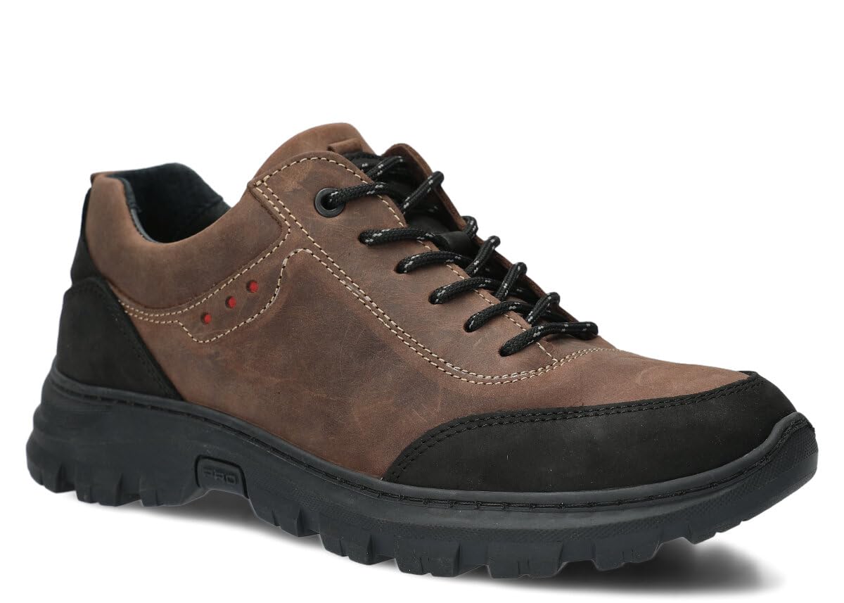 nagaba - Chaussures de randonnée - véritable, avec lacets - à semelle épaisse et antidérapante - Modèle 4081