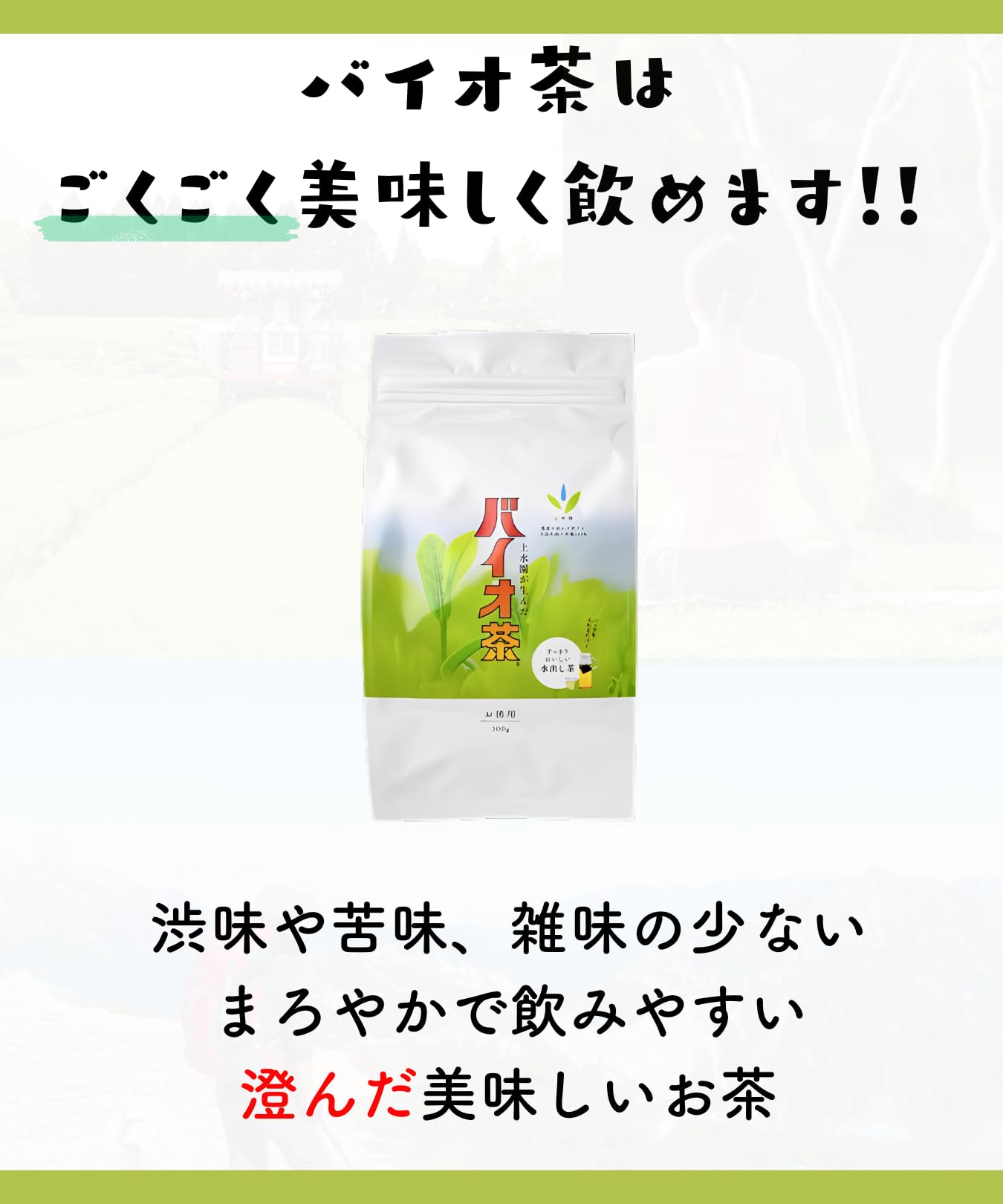 Amazon | （まとめ買い）宮崎上水園 バイオ茶 300g（3g×100パック）2
