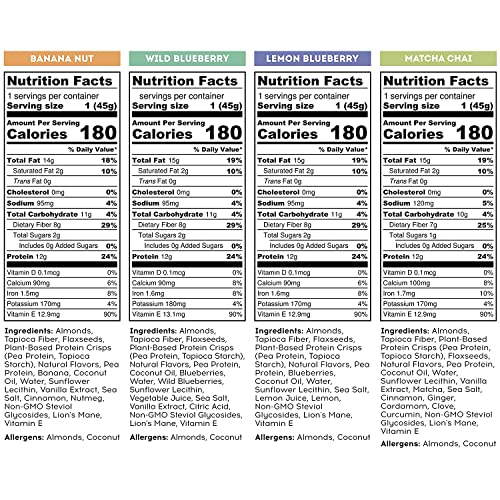 Iqbar Brain And Body Keto Protein Bars - 7-Bar Sampler & 12 Count Chocolate Sea Salt Energy Bars - Low Carb Protein Bars - High Fiber Vegan Bars Low Sugar Meal Replacement Bars #TOP6