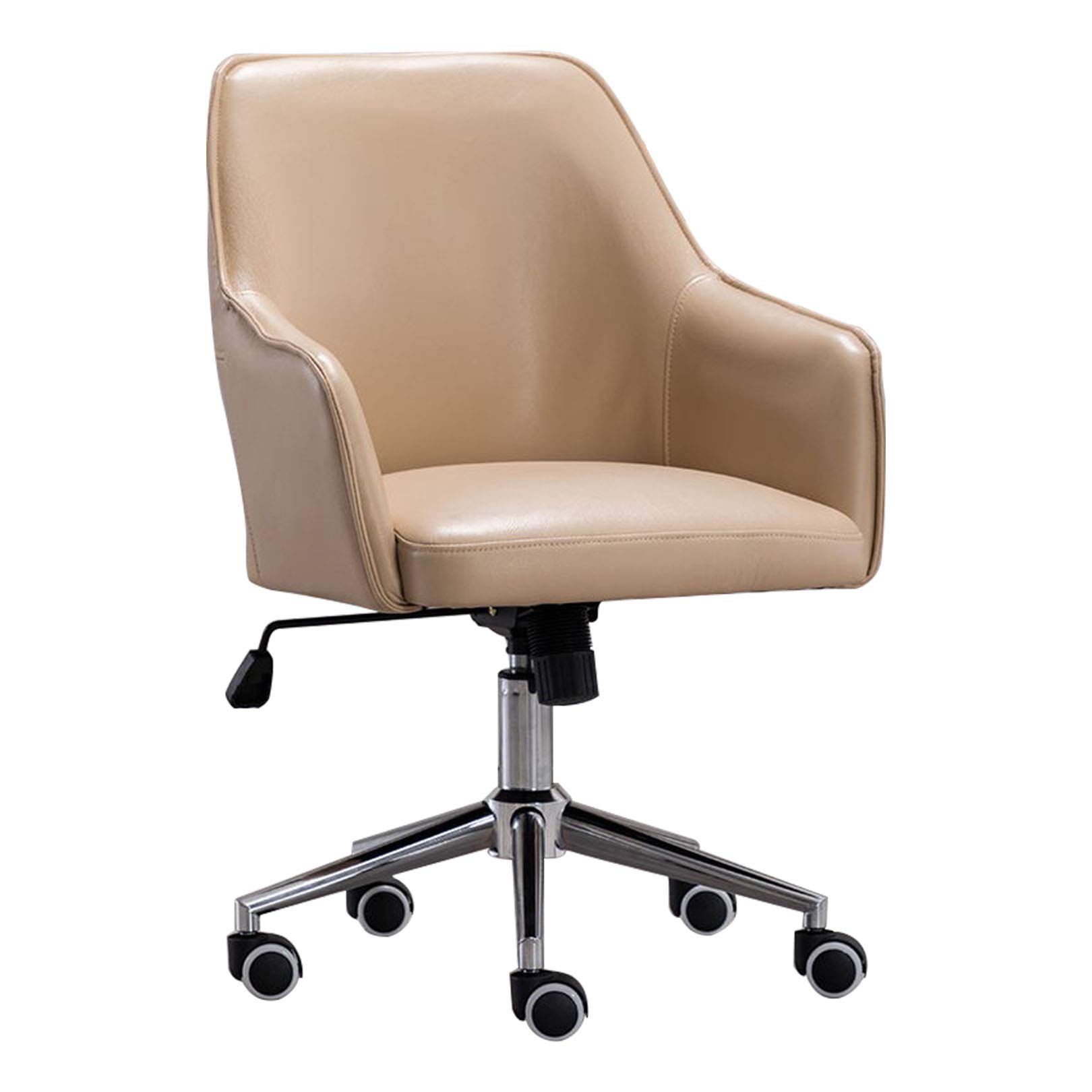 Chaise de bureau pivotante pour soulager le dos avec roulettes silencieuses