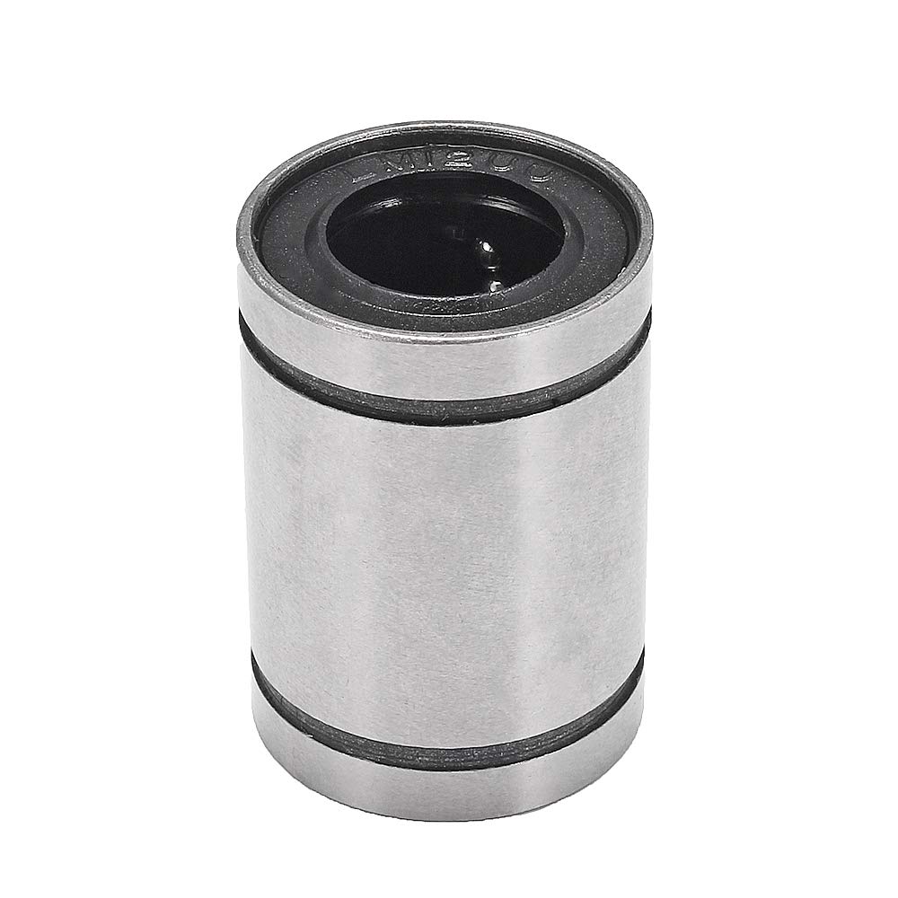 Bujes de rodamiento de bolas lineales LM12UU sellados de goma 12 mm diámetro interior