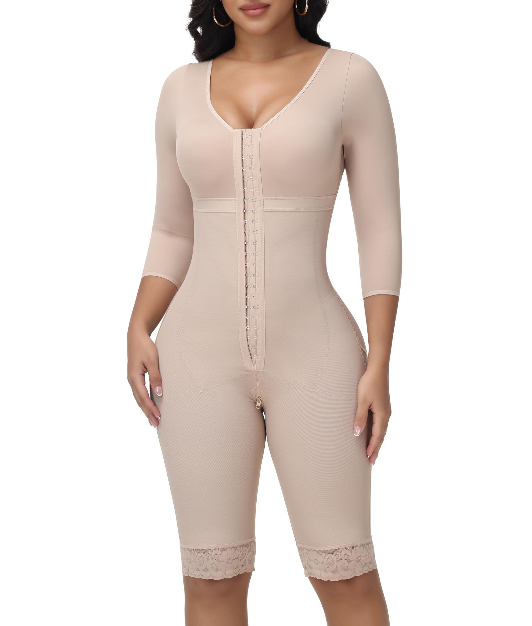 Fajas Colombianas Moldeadoras Faja Body Shaper Tummy Control Shapewear for Women Post Surgery Compression Garment-image-11