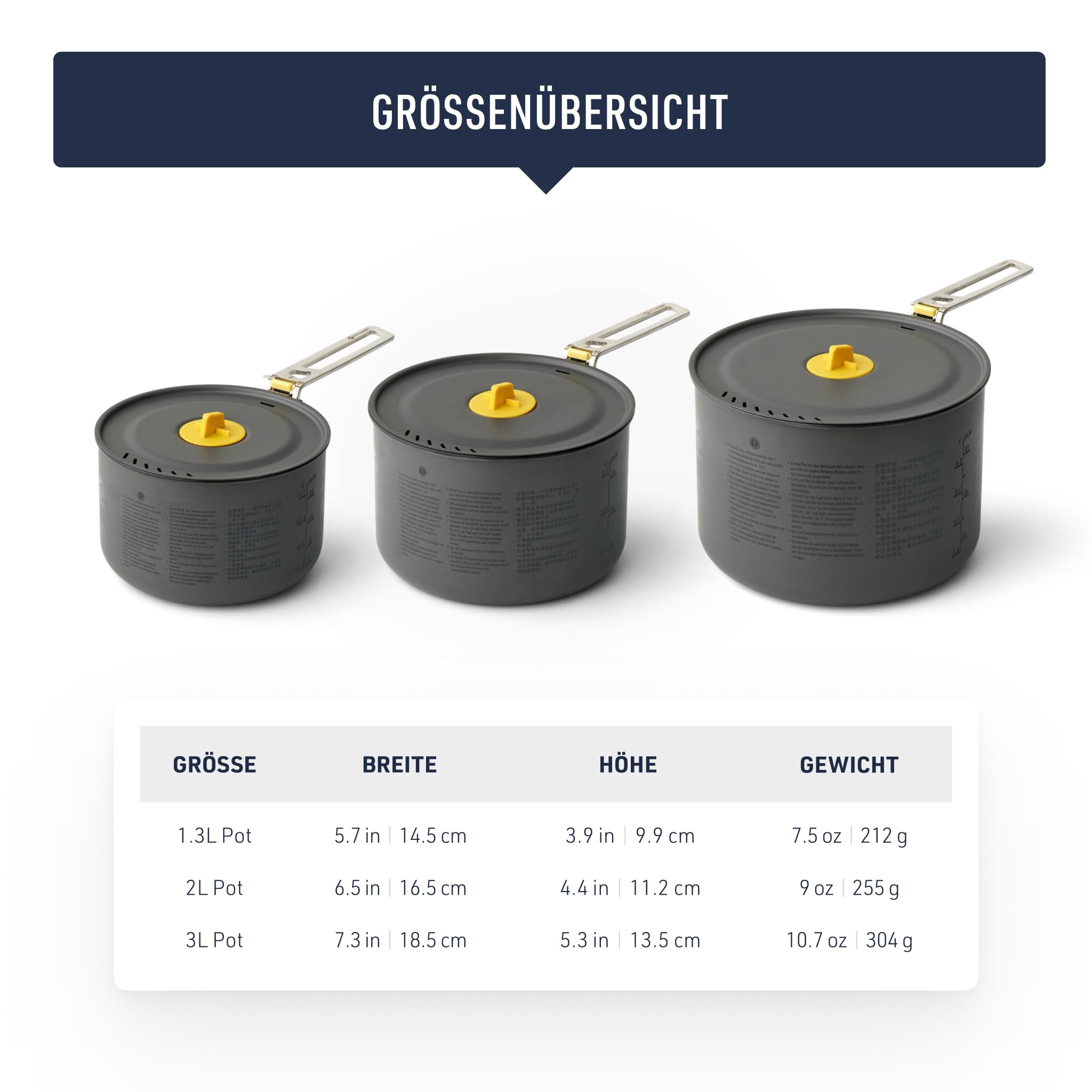 SEA TO SUMMIT - Frontier Pot 3L - Ultraleichter Campingtopf - 3 Personen - Kochtopf mit Antihaftbeschichtung + Siebdeckel - Kompaktes Design - aus harteloxiertem Aluminium - 304 g